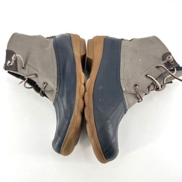 Sperry Womens Syren Gulf Waterproof Duck Ankle Rainboots Boot Grey Blue Size 9.5 - Picture 2 of 11